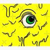 Yellow & Green Slimy Cyclops Eye Tapestry Official Subtronics Merch