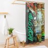 Subtronics Gassed Up Design Shower Curtain Official Subtronics Merch