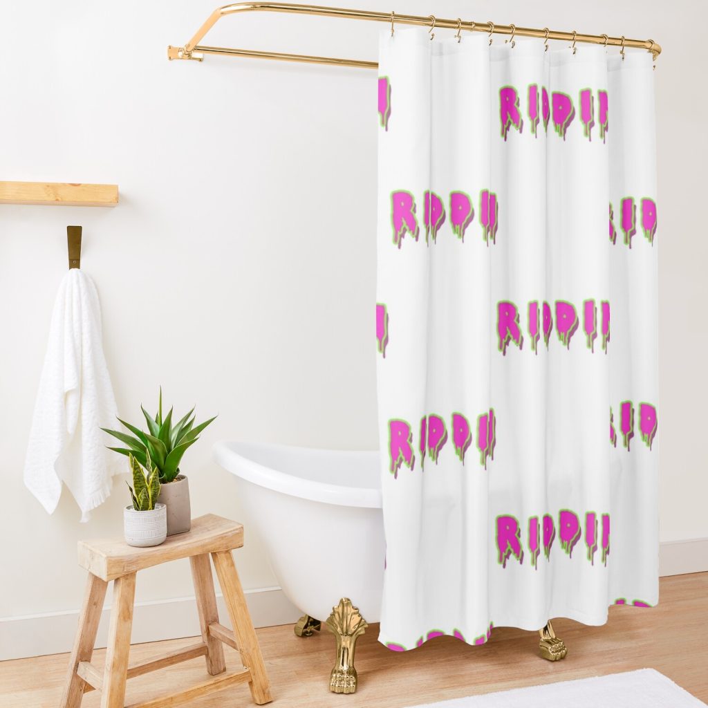 Riddim Dubstep Shower Curtain Official Subtronics Merch