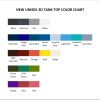 tank top color chart - Subtronics Store